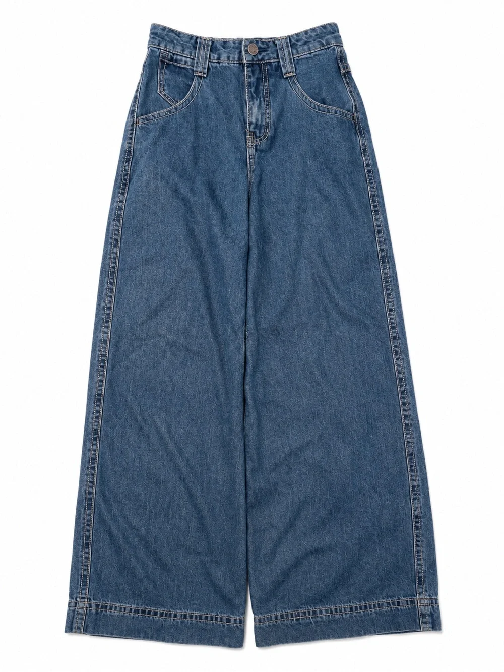 ALAB Y2K Wide Leg Baggy Jeans Size 0 Embroidered Skater Denim